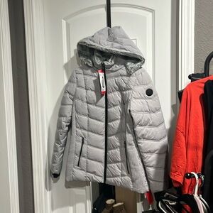 New with tags light grey winter jacket